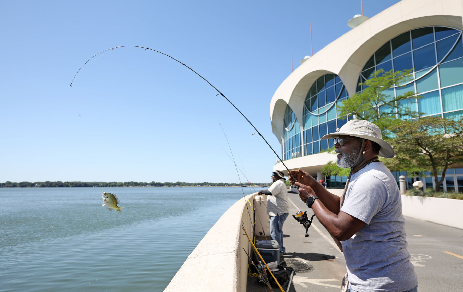 Monona Terrace - fishing